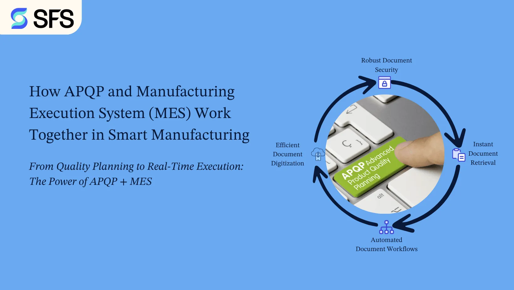 How APQP and Manufacturing Execution System (MES) Work Together in Smart Manufacturing