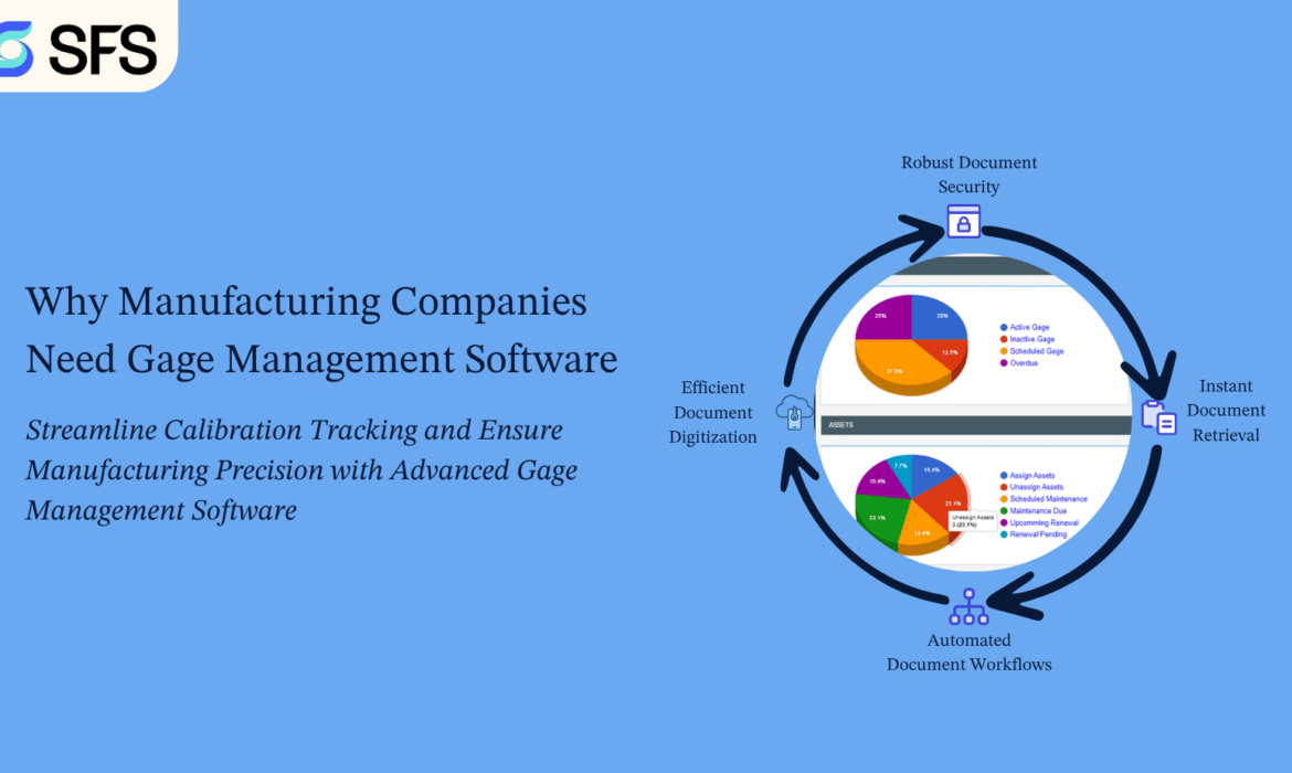 Smart gage management software for industrial calibration tracking