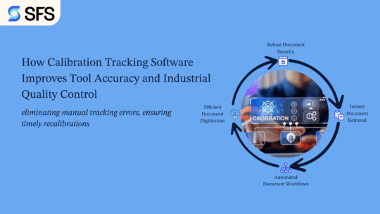 Tool Calibration Management Software workflow for manufacturing equipment tracking